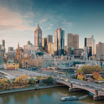 Melbourne city skyline